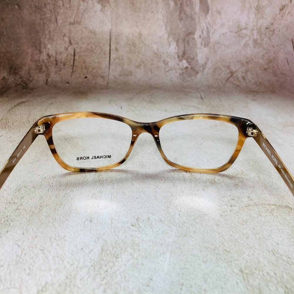 Michael Kors Square Brown Eyeglasses Frames NWOT - Picture 4 of 11